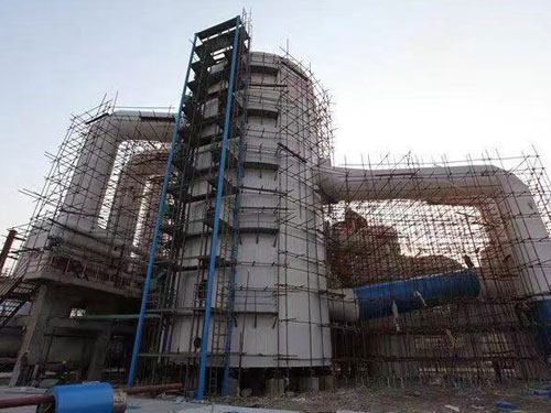 武穴祥雲化工硫酸塔保溫